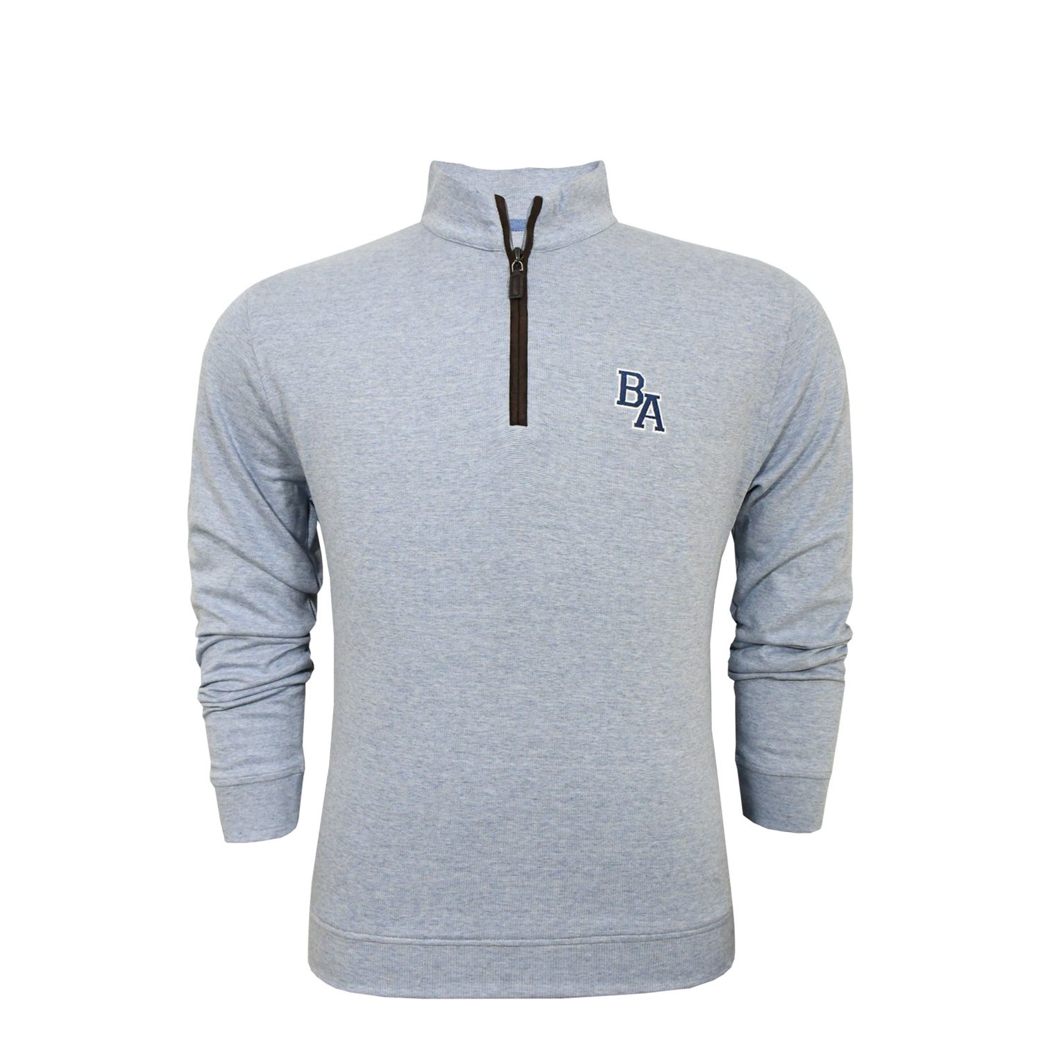 End On End With Suede Zipper in Everest Blue