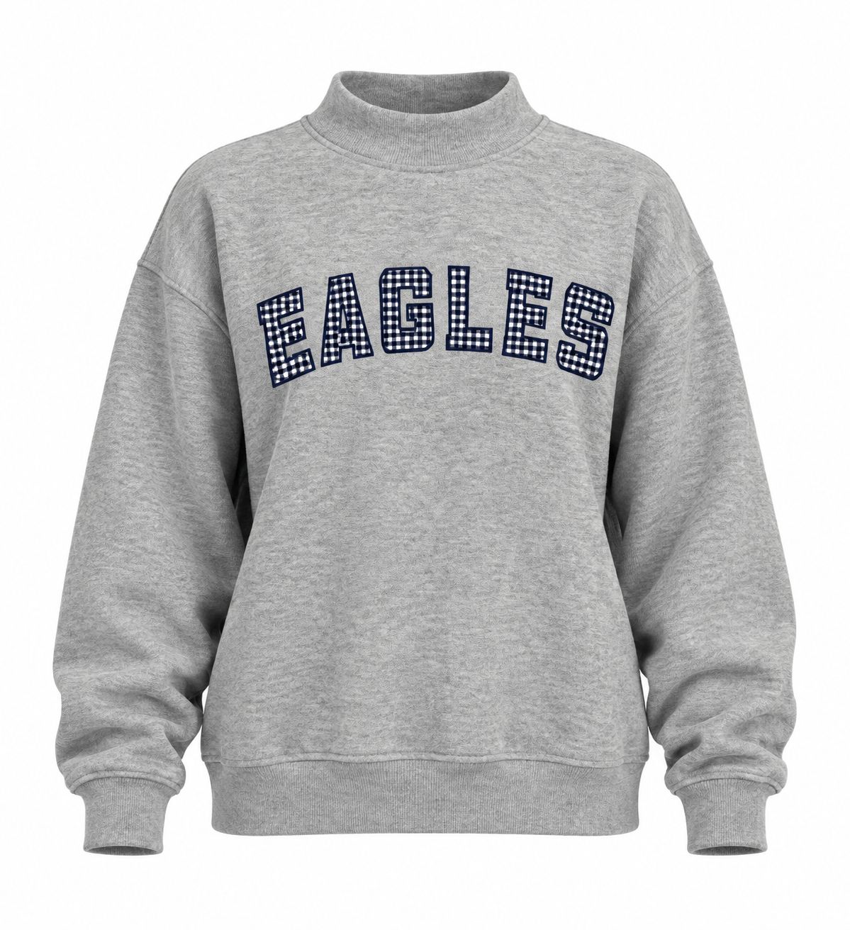 Mallory Mockneck Eagles Gingham