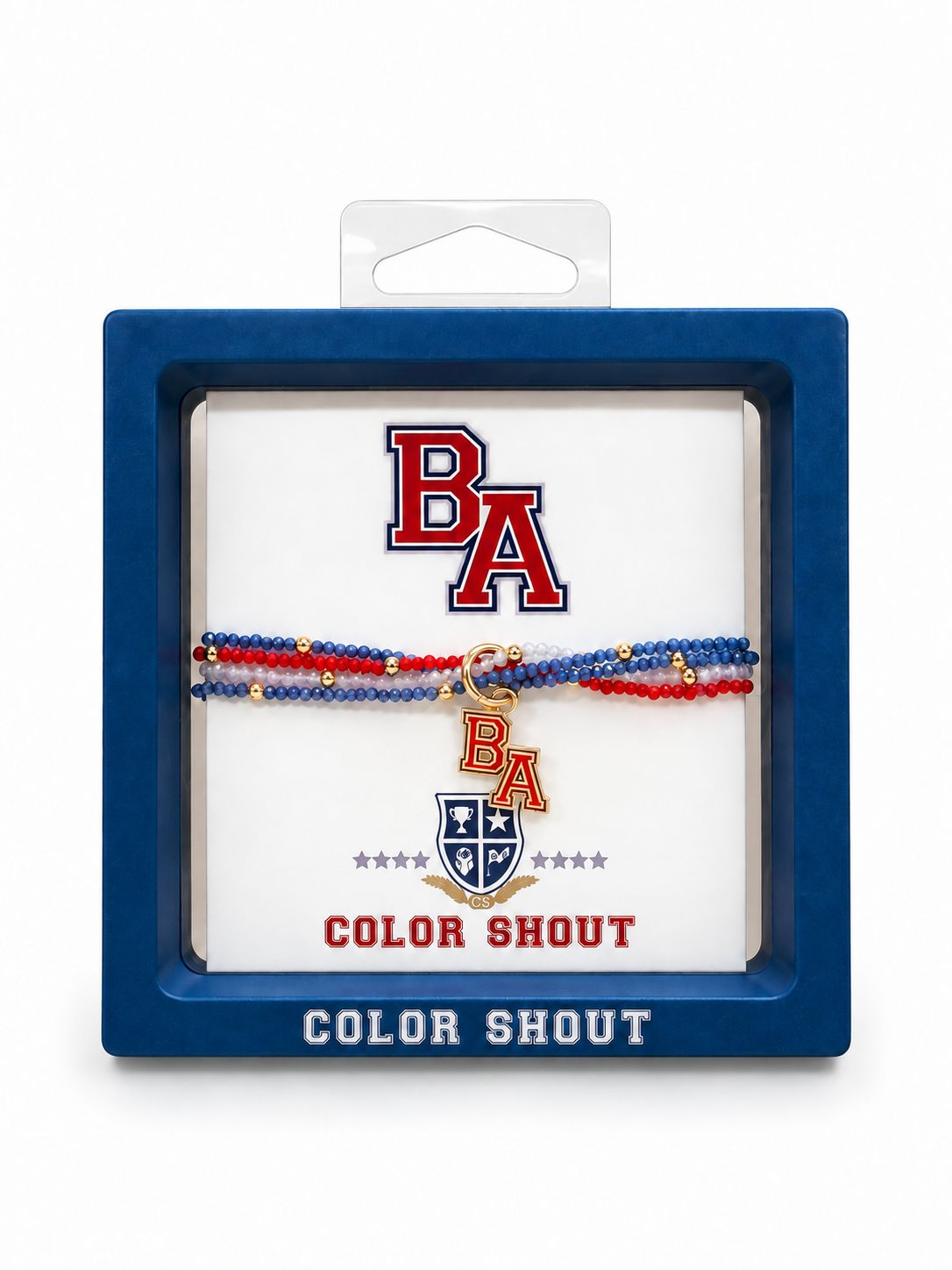 BA Gemstone Logo Bracelet