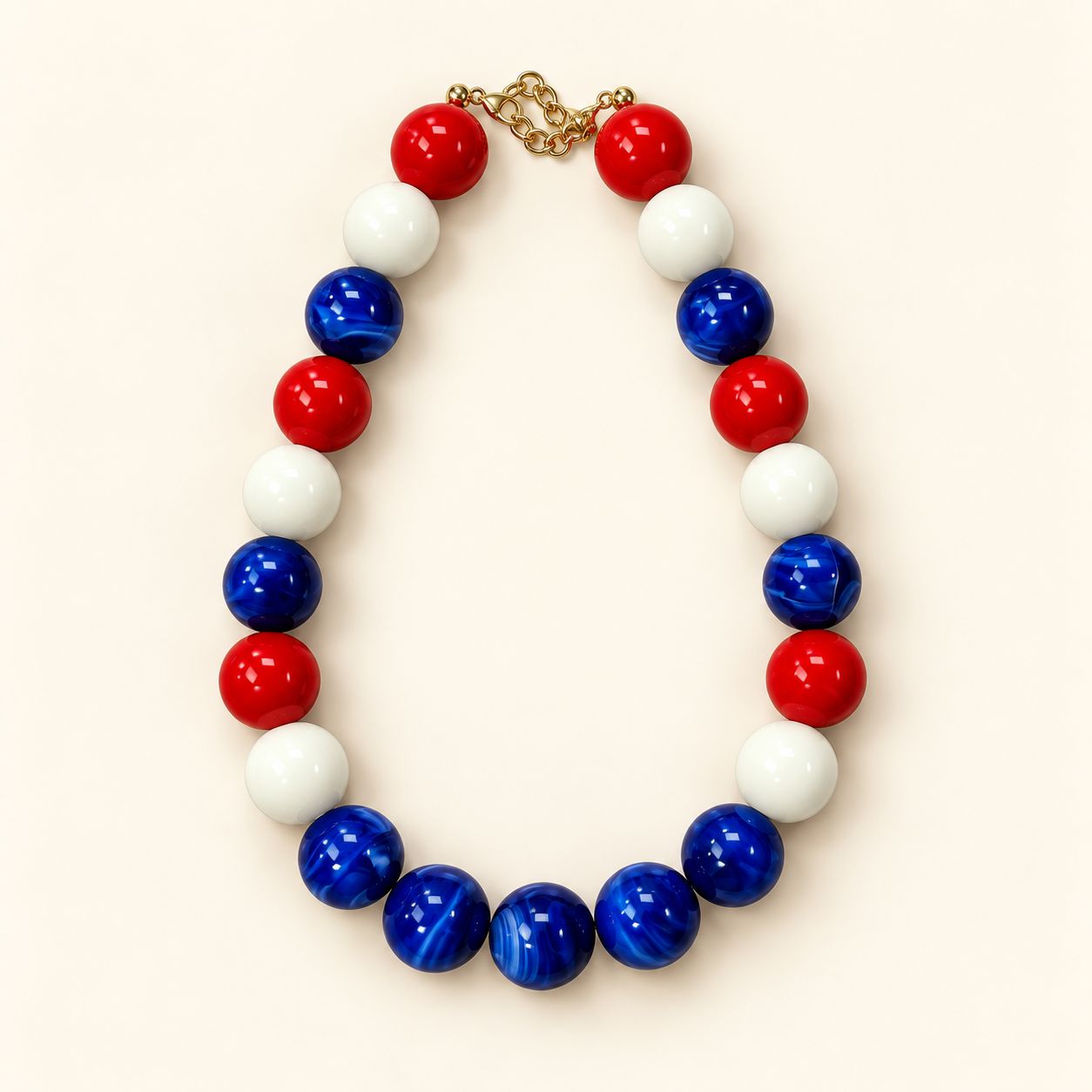 Red, White &amp; Blue Spirit Necklace