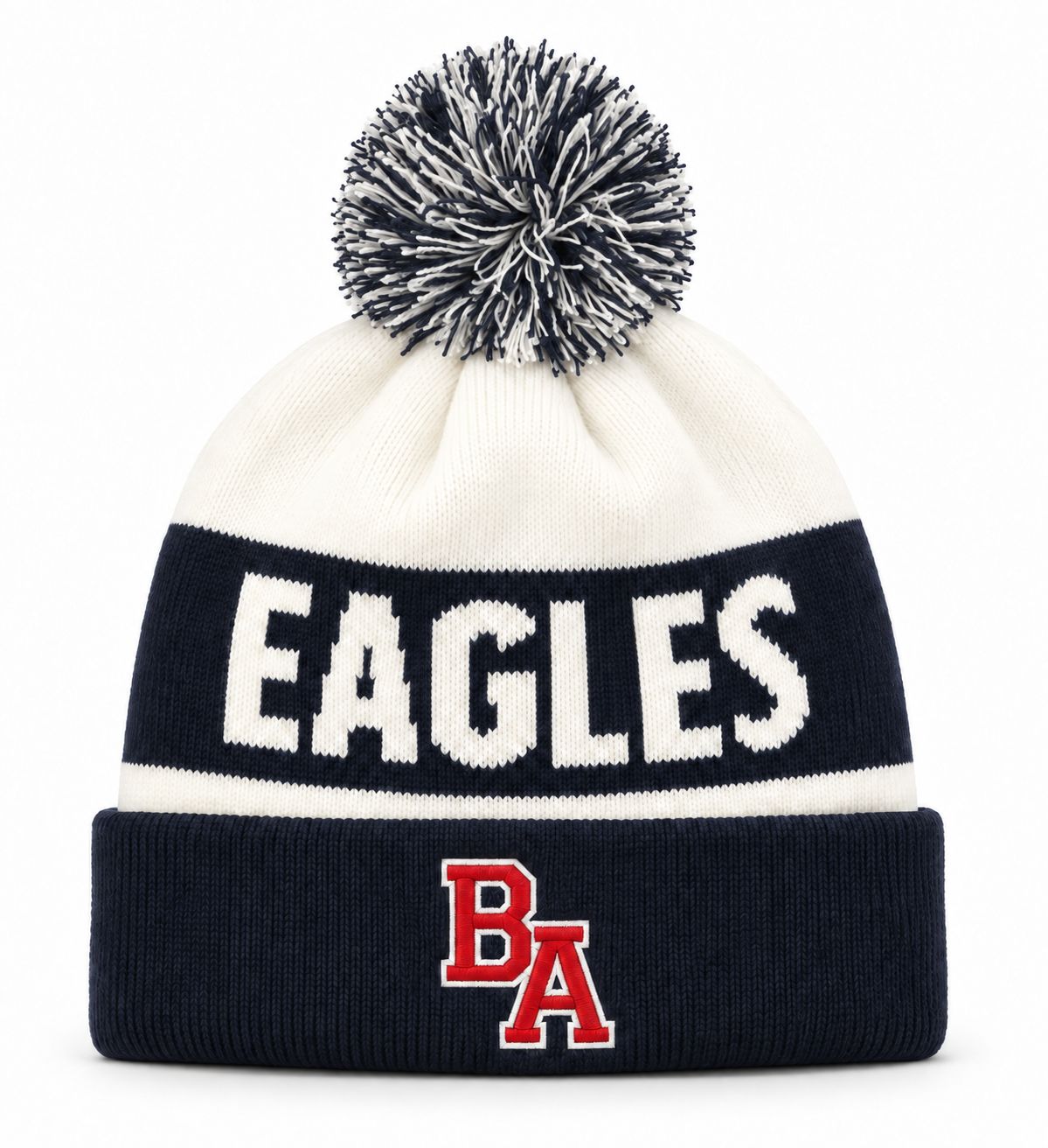 Nike Stripe Peak Beanie with Pom