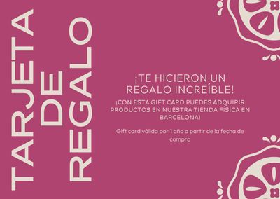 Tarjeta regalo