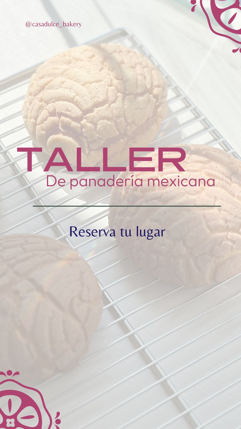Taller de panadería mexicana
