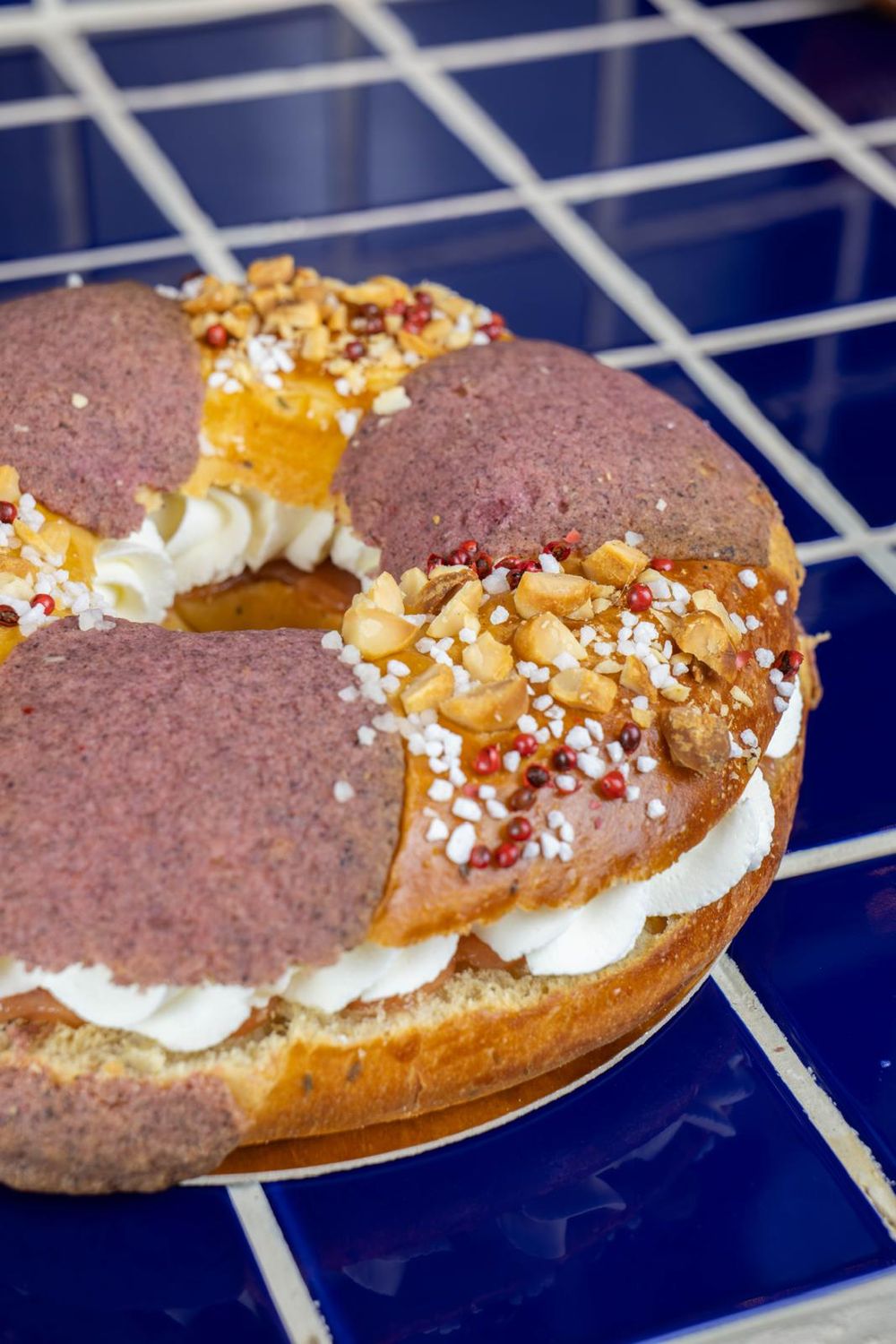 Rosca de Reyes de Guayaba con Queso