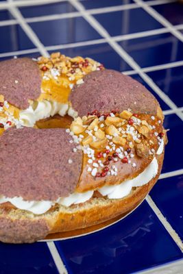 Rosca de Reyes de Guayaba con Queso