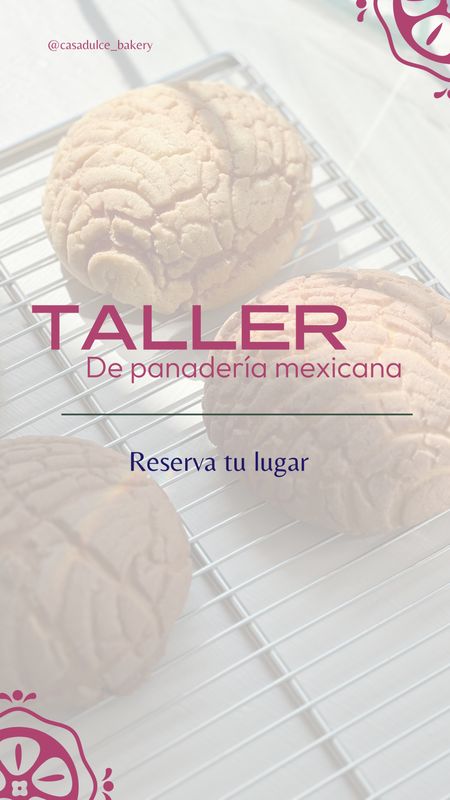 Taller de panadería mexicana