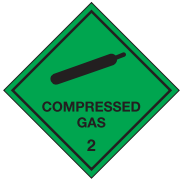 Compressed Gas 2 - Diamond SA sign