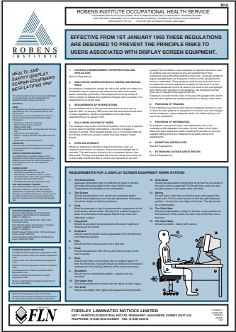 Health & Safety (Display Screen Equipment) Regulations 1992