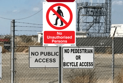 Pedestrian Access Signs