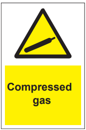 Compressed Gas, sign