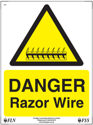 Danger Razor Wire