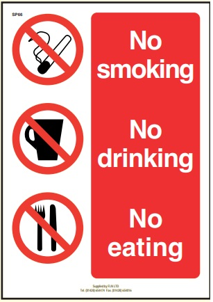 No Smoking, No Drinking, No Eating