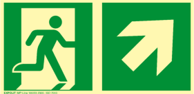 Rettungsweg rechts aufwärts, Alu