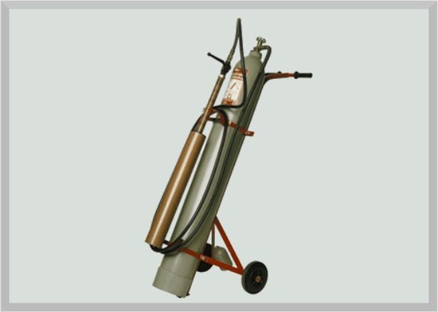 Kohlendioxid Feuerlöscher KS30 (fahrbar)