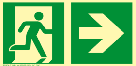 Rettungsweg rechts, Alu