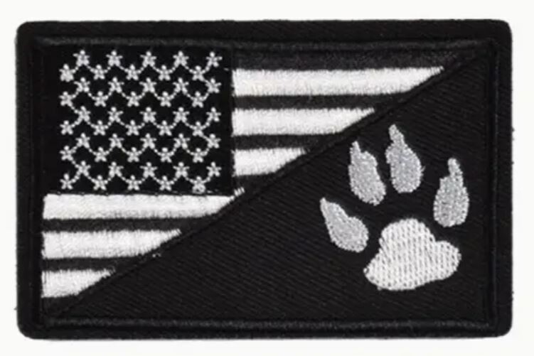American Flag with Paw