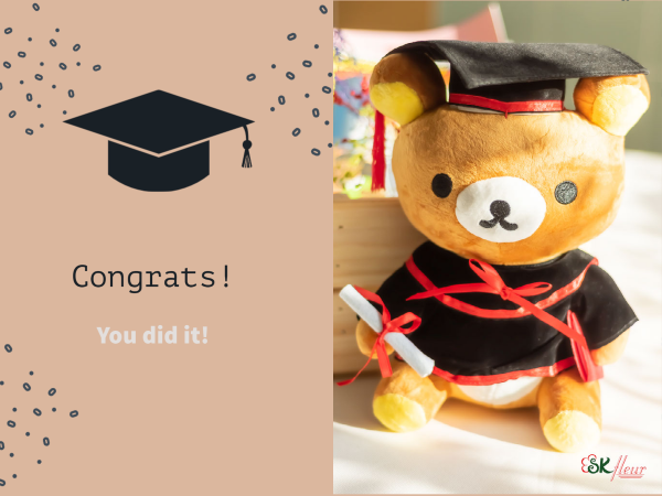 Graduation Rilakkuma Plush Toy