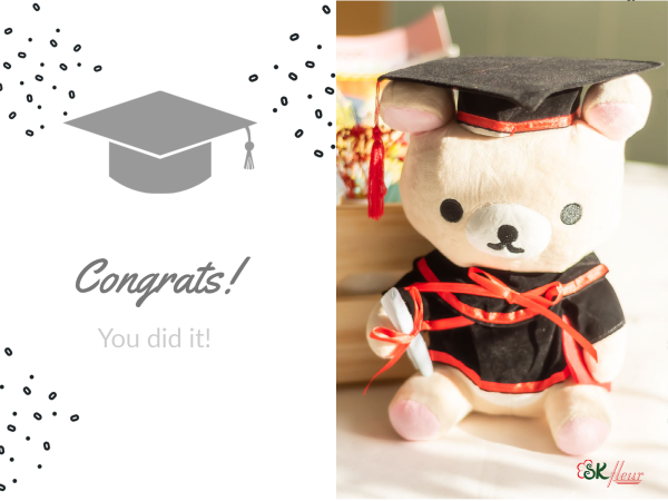 Graduation Rilakkuma Plush Toy, Color of Soft Toy: Beige