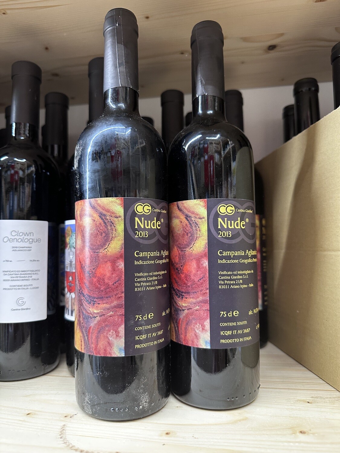 Nude 2015, Campania Aglianico (1 bottiglia 0,75 litri)