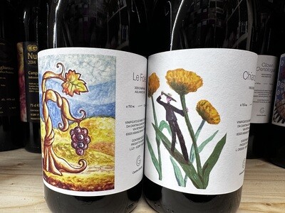 DOUBLE IGP Campania Aglianico: 1  Le fole e 1 Chianzano ( Totale 2 bottles 2 x 0,75 = 1,5 Liters)