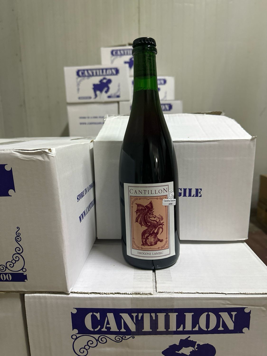 Cantillon Drogone Lambic 2021 (1 bottle 0,75 liters) bottled 19 january 2022
