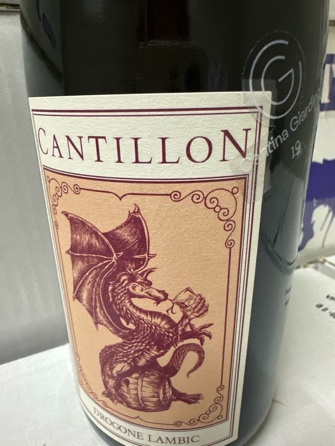 Cantillon Drogone Lambic 2022 (1 bottle 0,75 liters) bottled 18 december 23