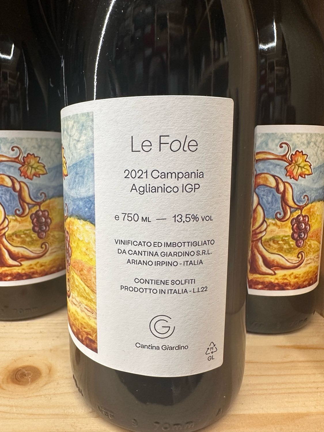 Le fole 2021, Campania Aglianico IGP (1 bottiglia 0,75)