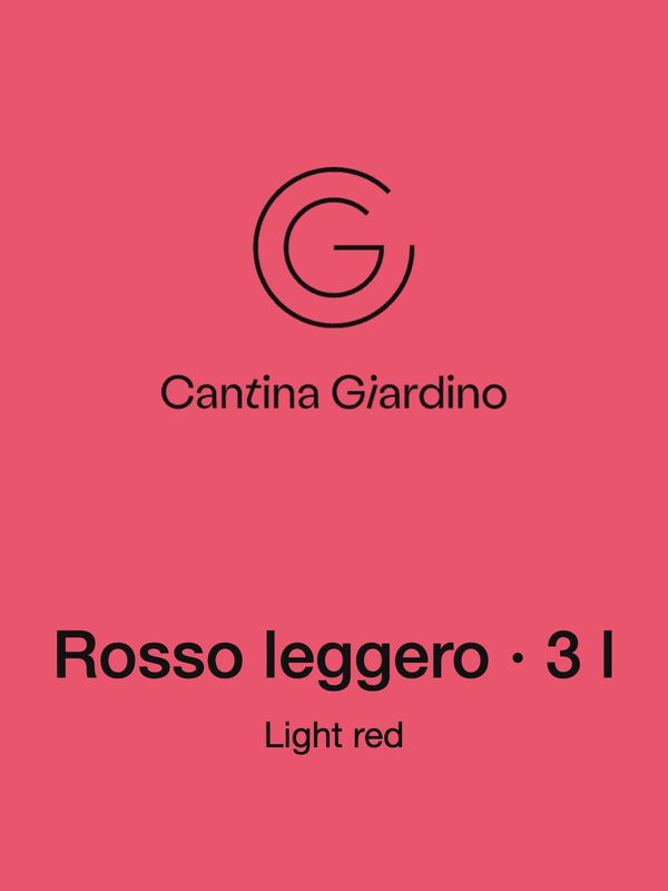 Rosso leggero · 3 litri