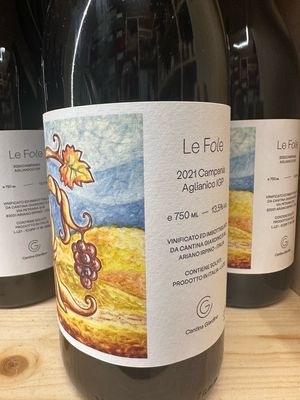 Le fole 2022, Campania Aglianico IGP (1 bottiglia 0,75)
