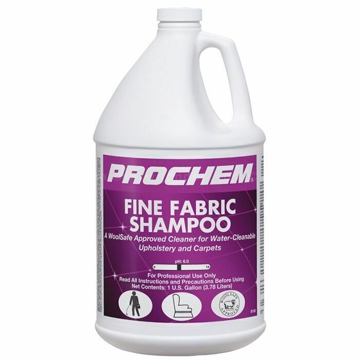 Fine Fabric Shampoo (Gallon) by ProChem | Water-Cleanable / Wool Safe Cleaner