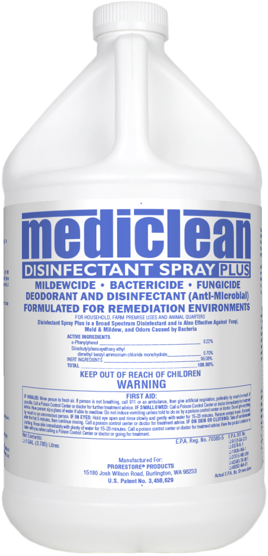 MediClean (Microban) Disinfectant Spray Plus (GL) | Antimicrobial
