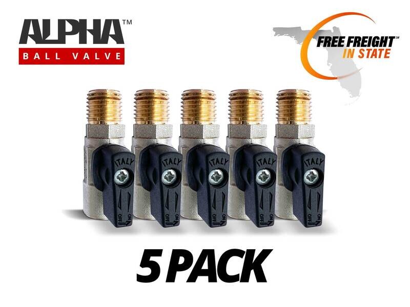 ALPHA™ Ball Valve - 5 Pack