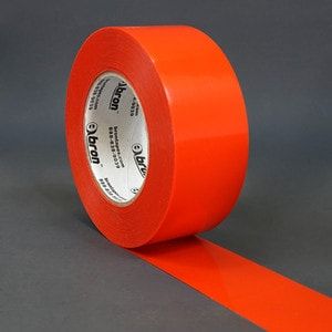 72mm x 55m BT-4014P Red Utility Grade Polyethylene Tape Pinked Edge