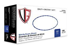 Black Nitrile Gloves 5mil | Size Large | Box of 100 Gloves