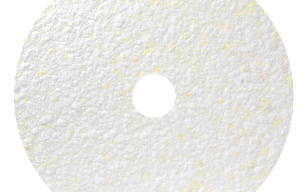 17" Toro Floor Pad - Case 2 White/Yellow