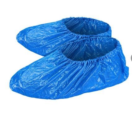 Waterproof Shoe Covers 40 Pair Per Box, One Size, Blue