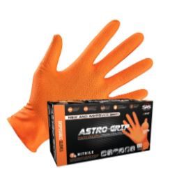 Astro-Grip XL 7mil Orange PF Nitrile, 3D Cube Grip