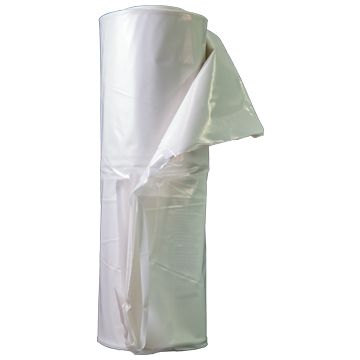 6 Mil FR Poly Sheeting - 12' x 100' White (1,200 SF)
