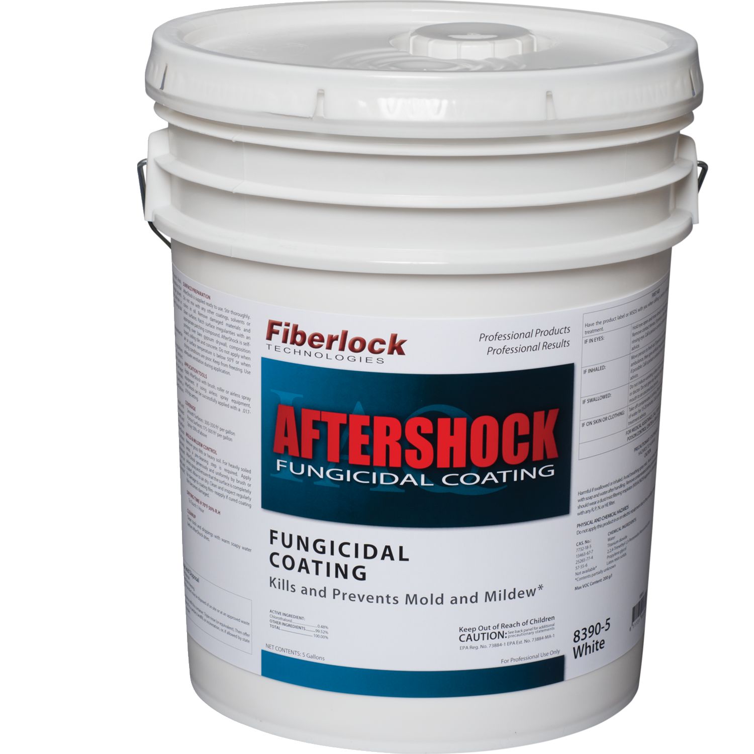 AfterShock - EPA Registered Fungicidal Coating - White 5gl AfterShock - EPA Registered Fungicidal Coating - White 5gl