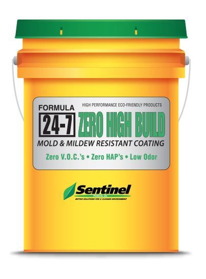 24-7 Zero High Build Mold & Mildew Resistant Coating White 5 GL Pail 24-7 Zero High Build Mold & Mildew Resistant Coating White 5 GL Pail