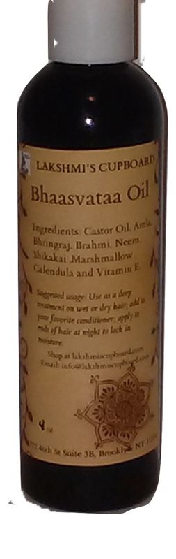 Bhaasvataa Oil w/Amla, Bhringraj, Neem, Shikakai, Brahmi 8 oz