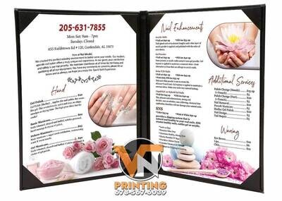 Hard Menu Cover