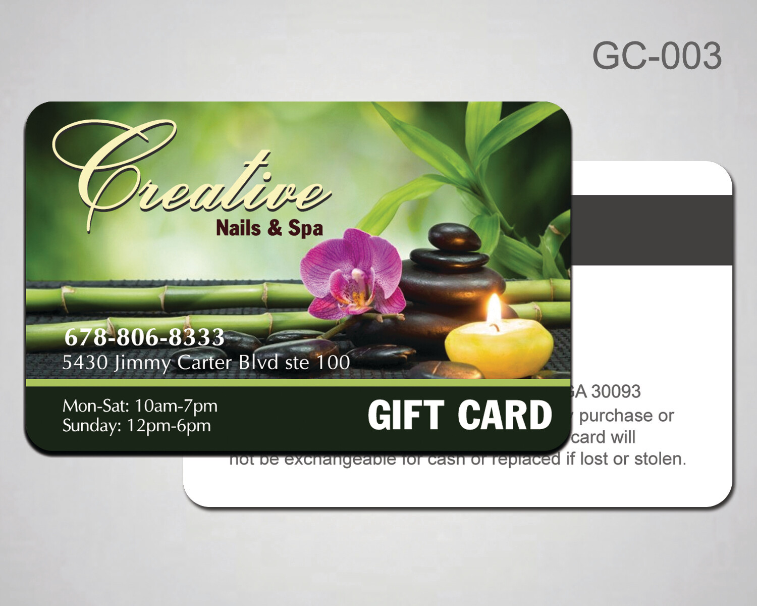 Gift Card (POS)  GC-003
