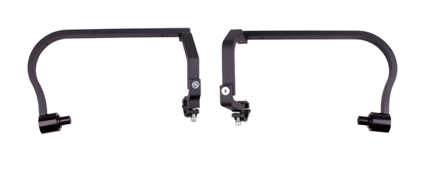 Barkbusters Hardware Kit BLACK - Two Point Mount: Ducati Multistrada V4, V4S, V4S Sport (&#39;21 on) | CFMOTO 450MT (24 on), IBEX 800 E (23 on)[BHG-089] BLACK Powder Coated
