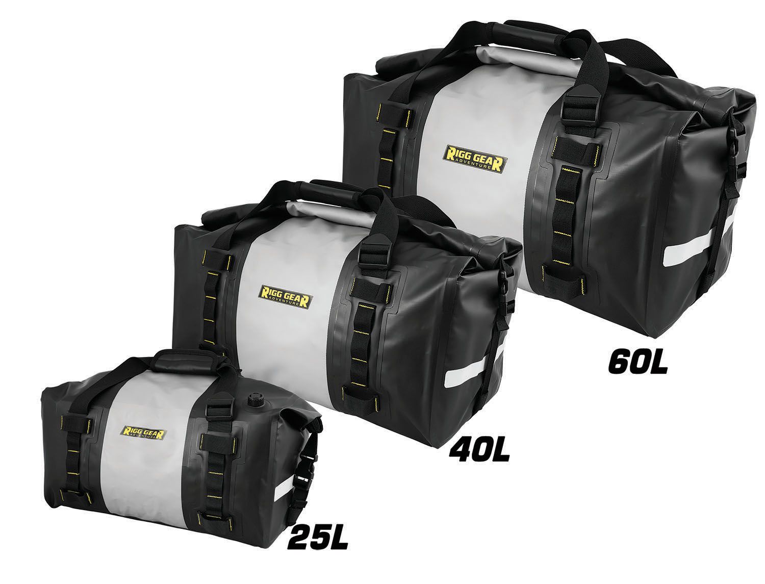 Nelson Rigg Hurricane Dry Duffle Bags 25L 40L and 60L