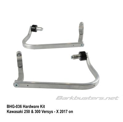 Barkbusters Hardware Kit – Two Point Mount: KAWASAKI KLE250/300 Versys – X (’17 on) BHG-036-00-NP