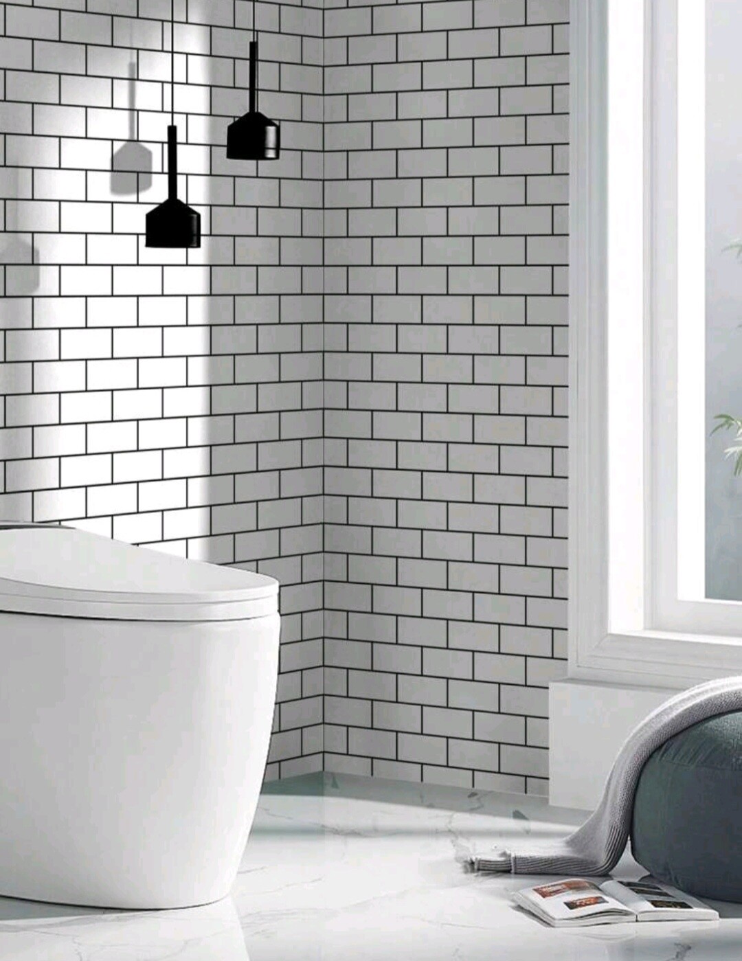 White Brick Wallpaper