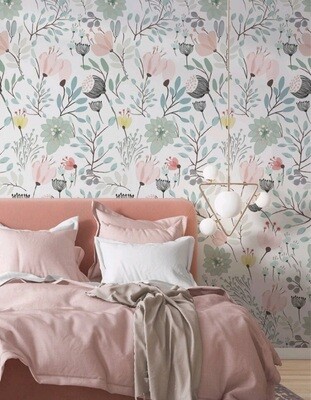 Flower Pattern Wallpaper