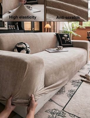 Chenille Full Slipcover - Three Seater