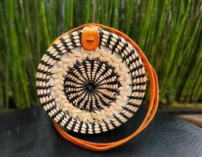 Round Woven Rattan Bag (diameter is 20cm)